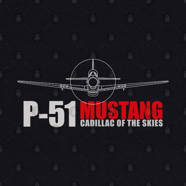 P-51 Mustang: The Cadillac of the Skies by Blue Gingko Designs LLC